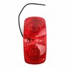 Truck-Lite Signal-Stat, Permastat, Incandescent, Red Rectangular, 2 Bulb, Marker Clearance Light, P2,  1211-3